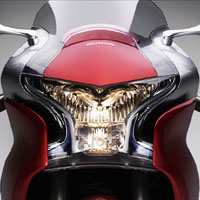 Honda VFR1200F Head Light View