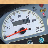 Indus Yo ElectronER Speedometer View Indus Yo ElectronER Speedometer View