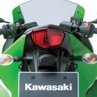 Kawasaki Ninja 250R Back Light View