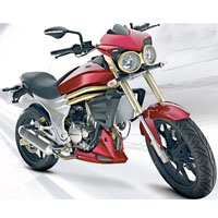 Mahindra MOJO Front Cross Side View