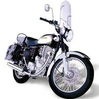 Royal Enfield Bullet Machismo Front Cross Side View