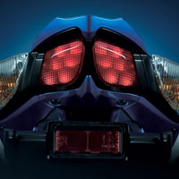 Suzuki GSX-R1000 Back Light View Suzuki GSX-R1000 Back Light View