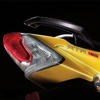 TVS Apache RTR 160 Back Light View TVS Apache RTR 160 Back Light View
