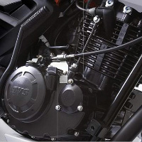 TVS Apache RTR 160 Engine View TVS Apache RTR 160 Engine View