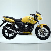 TVS Apache RTR160 Kick Start Right View