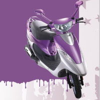 TVS Scooty Pep+ Different Colour View 2