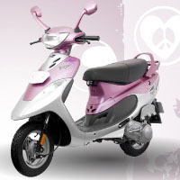 pink scooty pep