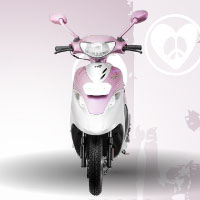 TVS Scooty Pep+ Front View
