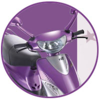 TVS Scooty Pep+ Head Light View