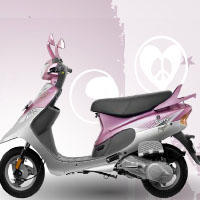 TVS Scooty Pep+ Left View