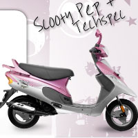 pink scooty pep