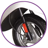 TVS Scooty Pep+ Shocker View