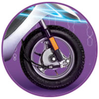 TVS Scooty Pep+ Wheels And Tyre View