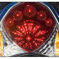 TVS Scooty Streak Back Light View