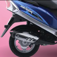 TVS Scooty Streak Silencer View