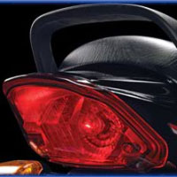 TVS Star Sport Back Light View