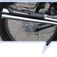 TVS Star  Silencer View