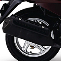 TVS Wego Silencer View