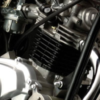Yamaha ALBA Alloy Engine View