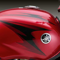 Yamaha ALBA Alloy Oil Tank View