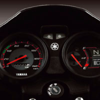 Yamaha ALBA Alloy Speedometer View