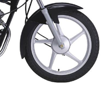 Yamaha ALBA Spoke Disk Brake And Wheels View