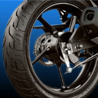 Yamaha Fazer  Wheel Base View