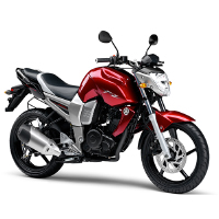 Yamaha FZ16 Front Cross Side View