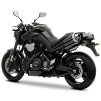 Yamaha MT01 Rear Cross Side View