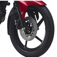 Yamaha SZ R Wheels And Tyre View