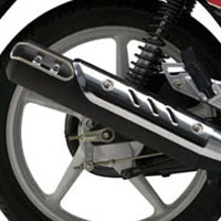 Yamaha YBR Silencer View
