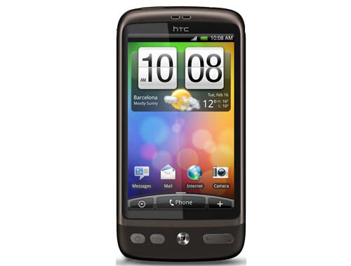 HTC Desire Front View Picture