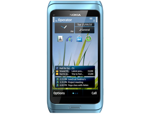 Nokia E7 Front View Picture