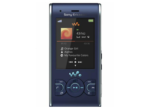 Sony Ericsson W595 Front View Picture