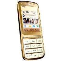 Nokia C3 01 Gold Edition Side Angle View Nokia C3 01 Gold Edition Side Angle View