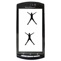 Sony Ericsson Xperia Neo Front View Sony Ericsson Xperia Neo Front View